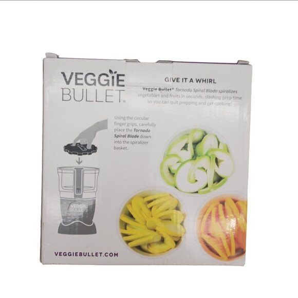 NEW Veggie Bullet Tornado Spiral Blade VB-BX080-23 Vegetable Fruit Slices 5mm - Picture 3 of 5